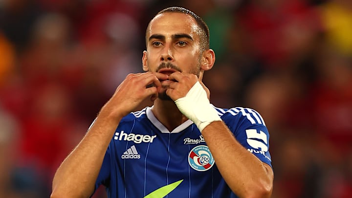 Lucas Perrin a pu poursuivre l'aventure en Alsace avec le RC Strasbourg.