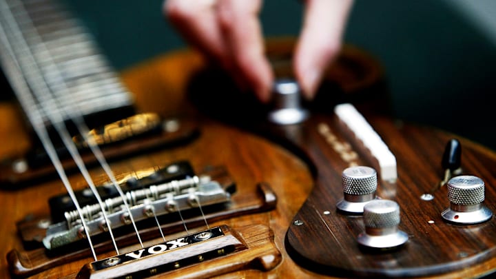 Beatles guitar memorabilia