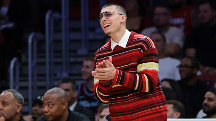 Miami Heat standout Tyler Herro is traveling with the team, but no longer the only All-Star guard in the Southeast Division sidelined by injury since Atlanta's Trae Young is expected to miss four weeks.