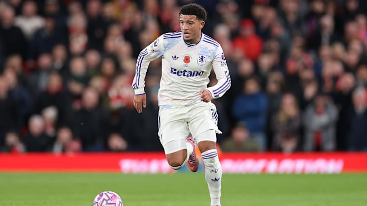 Für Aston Villa wartet Sancho noch immer auf seinen ersten Scorerpunkt Für Aston Villa wartet Sancho noch immer auf seinen ersten Scorerpunkt