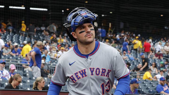 Jun 29, 2025; Pittsburgh, Pennsylvania, USA; New York Mets catcher Luis Torrens (13) heads to the bullpen to warm up before the game against the Pittsburgh Pirates at PNC Park. Mandatory Credit: Charles LeClaire-Imagn Images Jun 29, 2025; Pittsburgh, Pennsylvania, USA; New York Mets catcher Luis Torrens (13) heads to the bullpen to warm up before the game against the Pittsburgh Pirates at PNC Park. Mandatory Credit: Charles LeClaire-Imagn Images