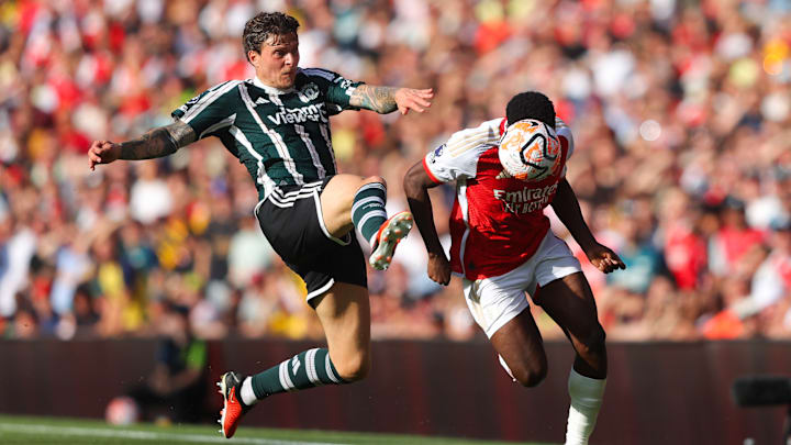 L'action polémique de cette rencontre entre Arsenal  et Manchester United