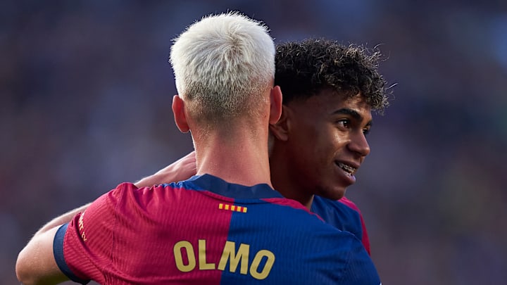 Dani Olmo et Lamine Yamal - FC Barcelone