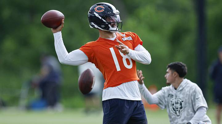 Chicago Bears quarterback Caleb Williams. Chicago Bears quarterback Caleb Williams.