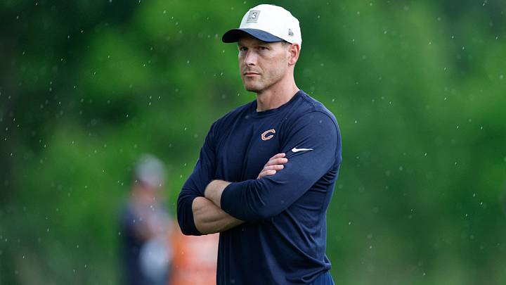 Chicago Bears head coach Ben Johnson looks on during Minicamp at Halas Hall. Mandatory Credit: Kamil Krzaczynski-Imagn Images Chicago Bears head coach Ben Johnson looks on during Minicamp at Halas Hall. Mandatory Credit: Kamil Krzaczynski-Imagn Images