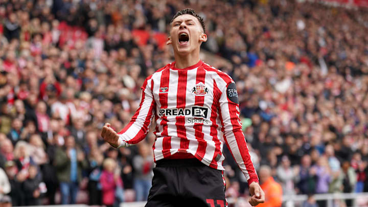 Chris Rigg - Celebrates for Sunderland Chris Rigg - Celebrates for Sunderland