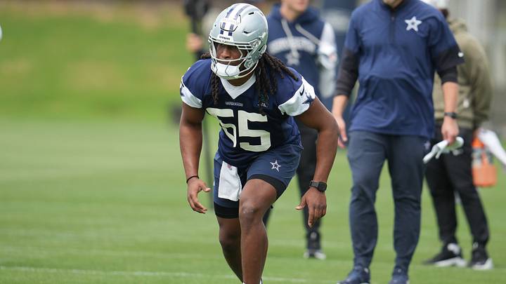 Dallas Cowboys linebacker Jaishawn Barham. Dallas Cowboys linebacker Jaishawn Barham.