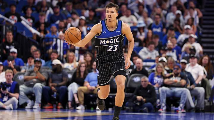 Apr 1, 2026; Orlando, Florida, USA; Orlando Magic forward Tristan da Silva (23) controls the ball against the Atlanta Hawks in the third quarter at Kia Center. Mandatory Credit: Nathan Ray Seebeck-Imagn Images Apr 1, 2026; Orlando, Florida, USA; Orlando Magic forward Tristan da Silva (23) controls the ball against the Atlanta Hawks in the third quarter at Kia Center. Mandatory Credit: Nathan Ray Seebeck-Imagn Images