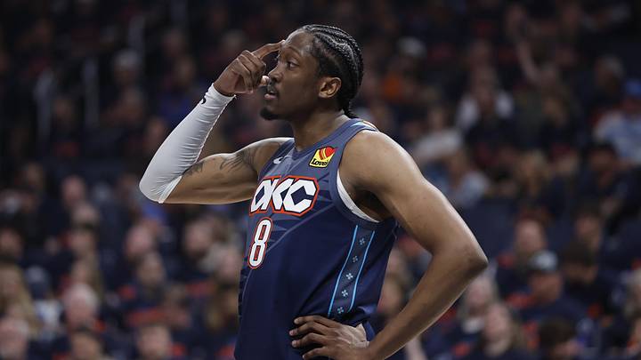 Oklahoma City Thunder star Jalen Williams. Oklahoma City Thunder star Jalen Williams.