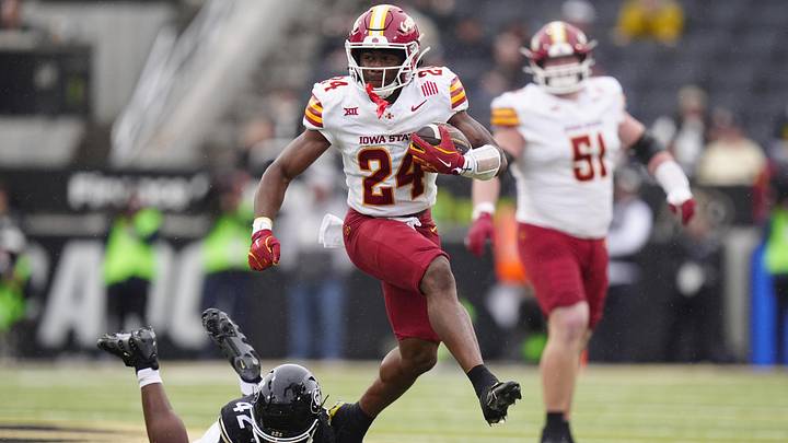 Former Iowa State Cyclones running back Abu Sama. 