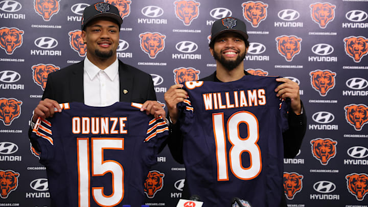 Chicago Bears Introduce Quarterback Caleb Williams And Wide Receiver Rome Odunze