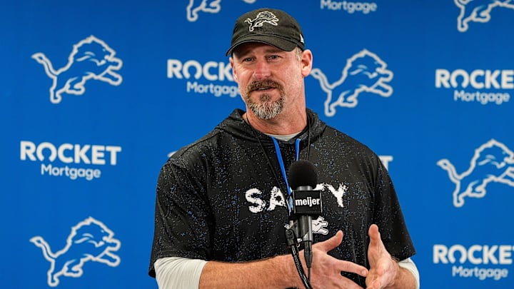 Lions head coach Dan Campbell spoke about playing at Lambeau Field this week. 