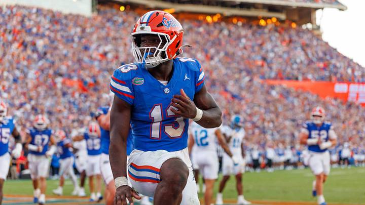 Florida running back Jadan Baugh looks to strengthen his 2027 NFL Draft stock against Georgia as questions surround his first-round potential.