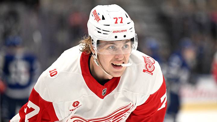 Detroit Red Wings defenseman Simon Edvinsson Credit: Dan Hamilton-Imagn Images Detroit Red Wings defenseman Simon Edvinsson Credit: Dan Hamilton-Imagn Images