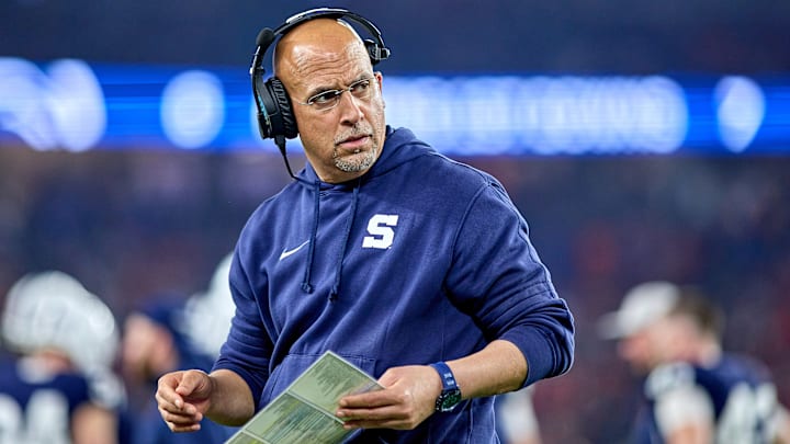 Penn State football head coach James Franklin