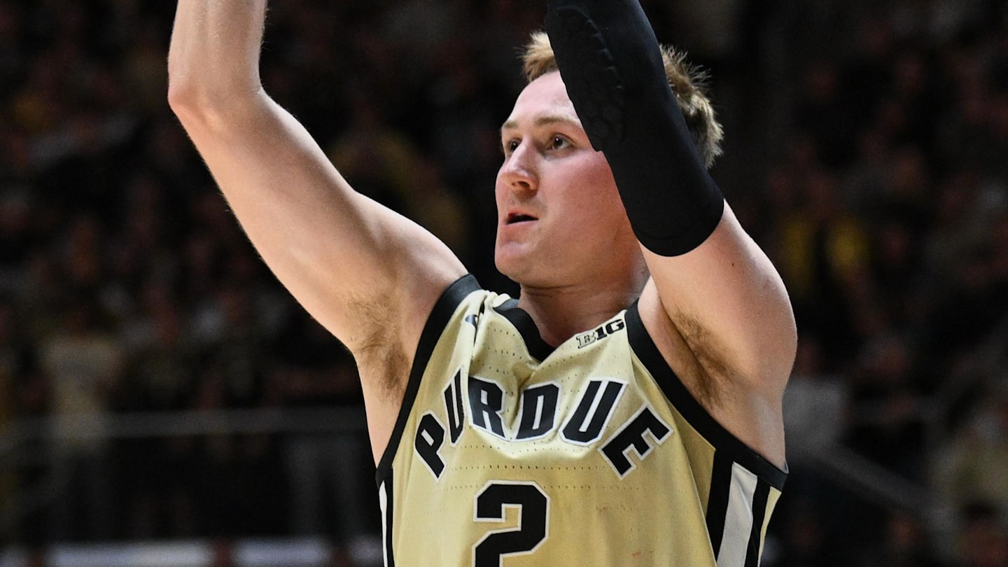Purdue's Fletcher Loyer Stoic in Response to Making Game Winner in Win Over Oregon