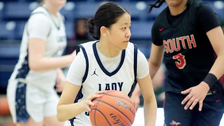 Flower Mound's Emily Tran helped the Jaguars reach the Class 6A Division 1 finals. 