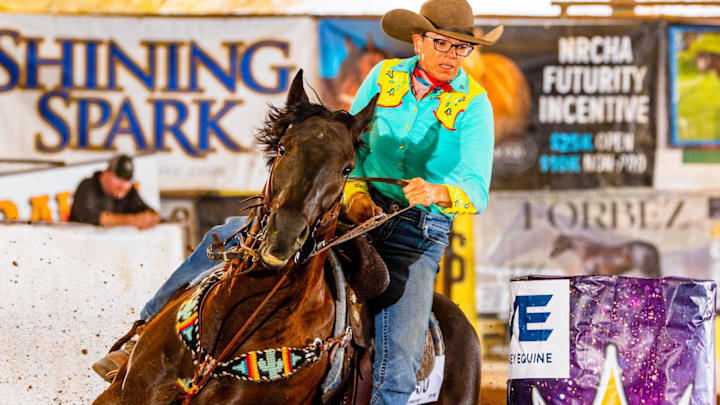 Nichols and Buddy competing at the Royal Crown 