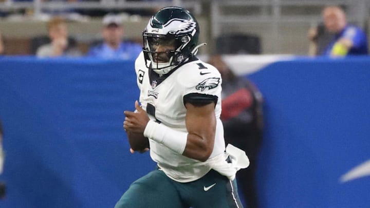 Philadelphia Eagles quarterback Jalen Hurts.