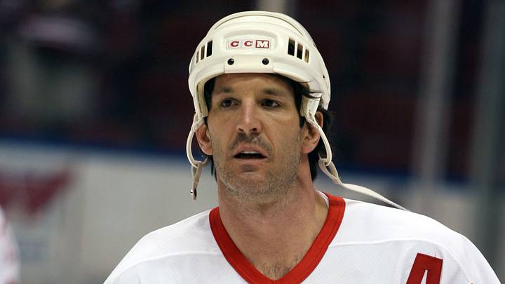 Detroit Red Wings left wing Brendan Shanahan Mandatory Credit: Rick Scuteri-USA TODAY Sports Copyright Rick Scuteri Detroit Red Wings left wing Brendan Shanahan Mandatory Credit: Rick Scuteri-USA TODAY Sports Copyright Rick Scuteri
