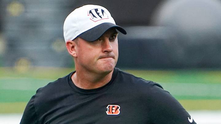 Cincinnati Bengals head coach Zac Taylor observes players during training camp, Friday, Aug. 7, 2026, at Paycor Stadium in Downtown Cincinnati.