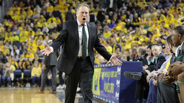 Michigan State coach Tom Izzo during action against Michigan, Saturday, Feb. 8, 2020 at the Crisler Center in Ann Arbor.
Sad Michigan State basketball, Sad Tom Izzo, Michigan vs. MSU Michigan State coach Tom Izzo during action against Michigan, Saturday, Feb. 8, 2020 at the Crisler Center in Ann Arbor.
Sad Michigan State basketball, Sad Tom Izzo, Michigan vs. MSU