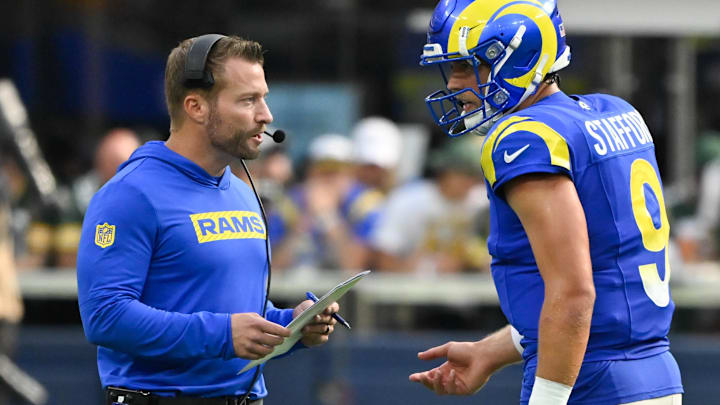 McVay and Stafford pushed the Super Bowl-champion Eagles in the divisional round of the playoffs. McVay and Stafford pushed the Super Bowl-champion Eagles in the divisional round of the playoffs.