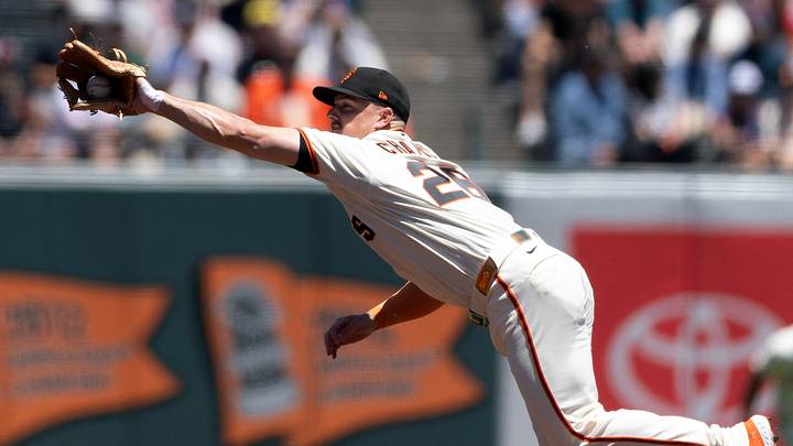 San Francisco Giants third baseman Matt Chapman. San Francisco Giants third baseman Matt Chapman.