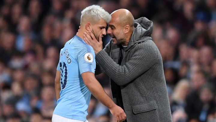 Pep Guardiola, mejor entrenador de la carrera de Agüero