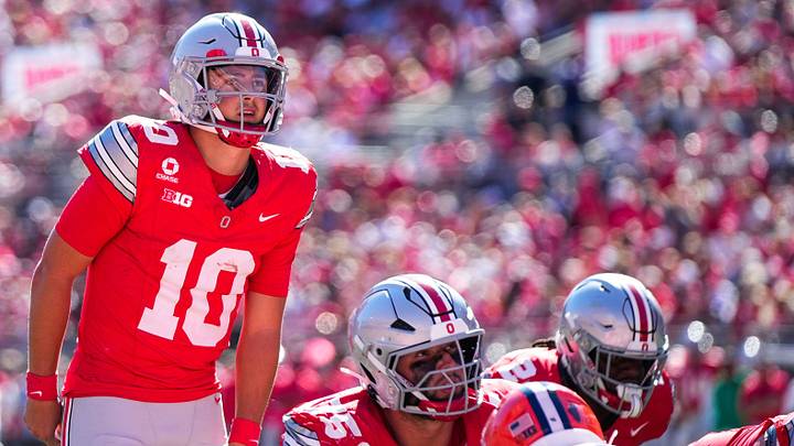 Ohio State is favored against Iowa in Week 5 of the college football season. Ohio State is favored against Iowa in Week 5 of the college football season.