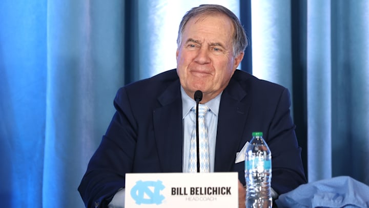North Carolina Tar Heels Present New Football Coach Bill Belichick North Carolina Tar Heels Present New Football Coach Bill Belichick