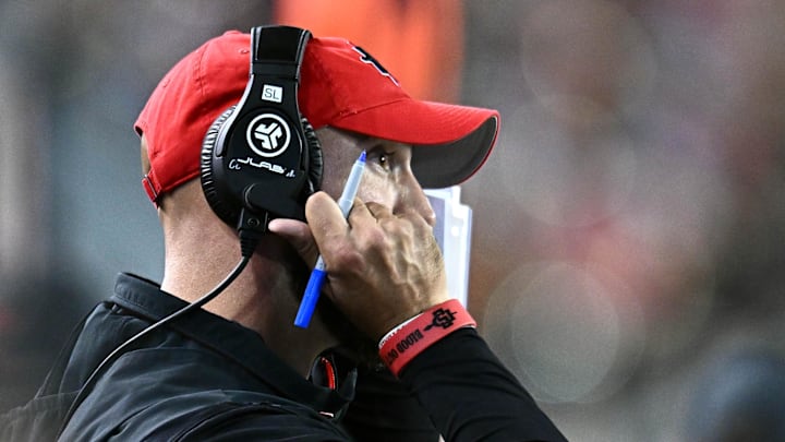 San Diego State Aztecs head coach Sean Lewis. 