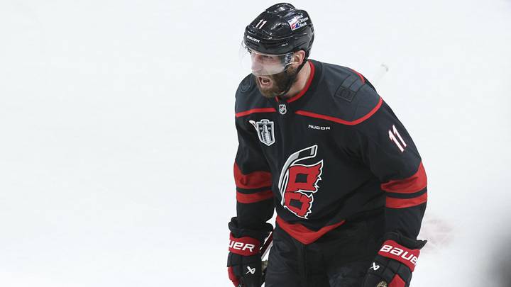 Jordan Staal has scored in all four Stanley Cup Final games thus far. Jordan Staal has scored in all four Stanley Cup Final games thus far.