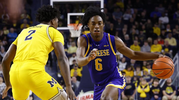 McNeese Cowboys guard Larry Johnson.