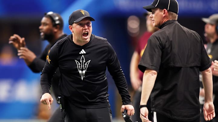 Arizona State head coach Kenny Dillingham led the Sun Devils to the College Football Playoff quarterfinals.