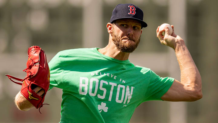 Chris Sale hará su debut con los Medias Rojas en 2022 el próximo jueves 