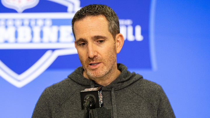 Feb 27, 2024; Indianapolis, IN, USA; Philadelphia Eagles executive vice president Howie Roseman