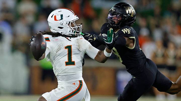 COLLEGE FOOTBALL: SEP 18 Miami at Wake Forest