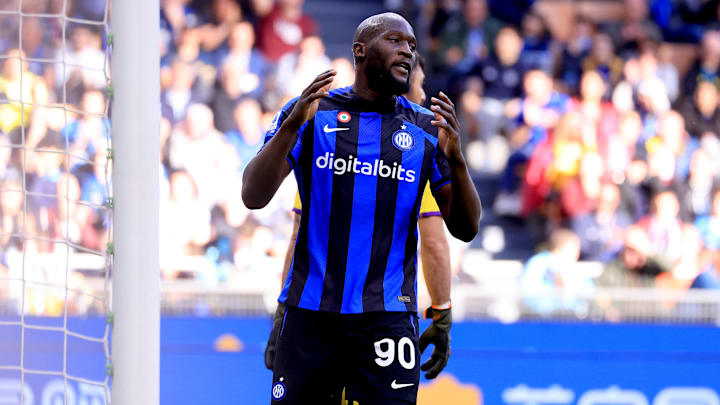 Romelu Lukaku n'est pas en réussite face à la Fiorentina.