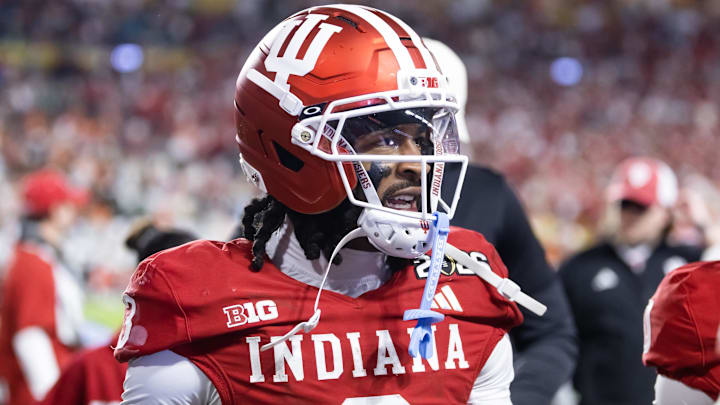 Indiana Hoosiers wide receiver Omar Cooper Jr. against the Miami Hurricanes.