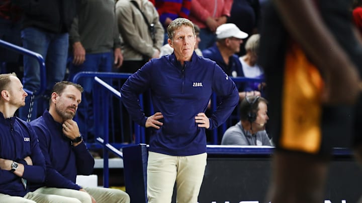 Gonzaga head coach Mark Few. Gonzaga head coach Mark Few.