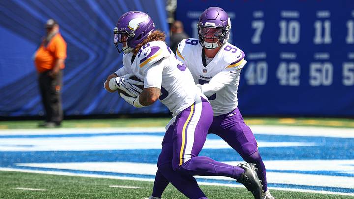 Minnesota Vikings quarterback J.J. McCarthy (left) and running back Zavier Scott (right) are on the roster bubble going into the second week of preseason. Minnesota Vikings quarterback J.J. McCarthy (left) and running back Zavier Scott (right) are on the roster bubble going into the second week of preseason.