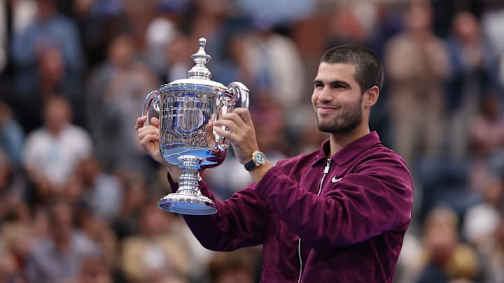 Carlos Alcaraz at the 2025 US Open