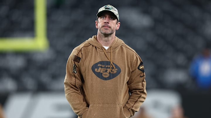 Aaron Rodgers se lesionó en septiembre de 2023, y tuvo que poner fin a su temporada con los New York Jets