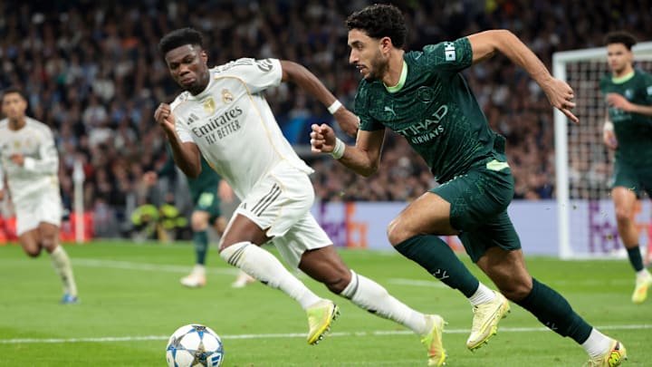 Aurélien Tchouaméni, Real Madrid; Omar Marmoush, Manchester City - UEFA Champions League 2025/26 League Phase MD6
