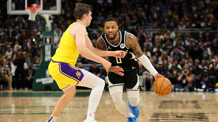 Austin Reaves y Damian Lillard son piezas fundamentales para Los Angeles Lakers y Milwaukee Bucks en esta zafra de NBA
