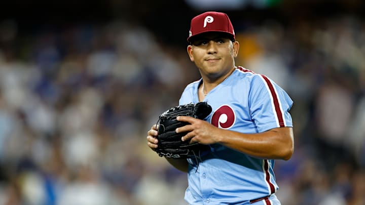 Division Series - Philadelphia Phillies v Los Angeles Dodgers - Game Three Division Series - Philadelphia Phillies v Los Angeles Dodgers - Game Three