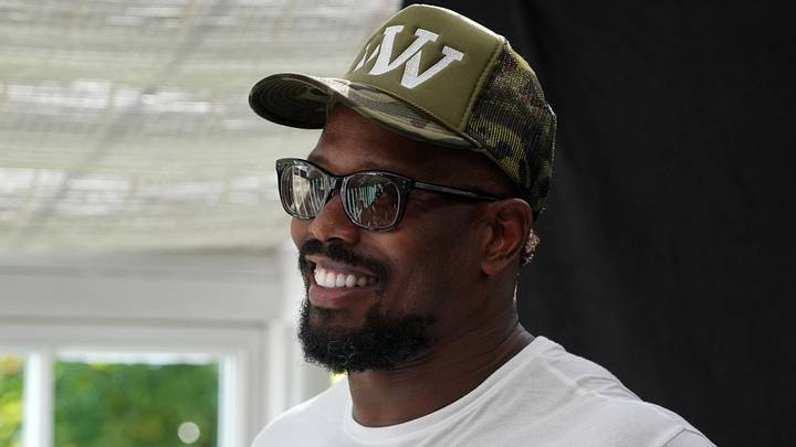 Linebacker Von Miller speaks at press conference at The Grove Hotel. Mandatory Credit: Kirby Lee-USA TODAY Sports Linebacker Von Miller speaks at press conference at The Grove Hotel. Mandatory Credit: Kirby Lee-USA TODAY Sports