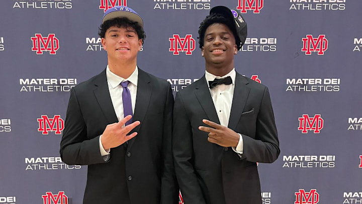 Dash Beierly and Marcus Harris are Mater Dei High School teammates ready to do it all over again at the UW. Dash Beierly and Marcus Harris are Mater Dei High School teammates ready to do it all over again at the UW.