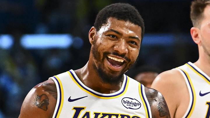 Los Angeles Lakers guard Marcus Smart